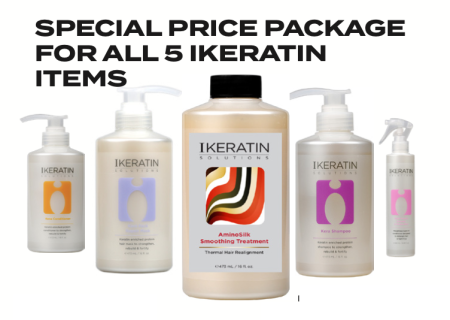 iKERATIN Amino Silk Smoothing Treatment Starter Kit